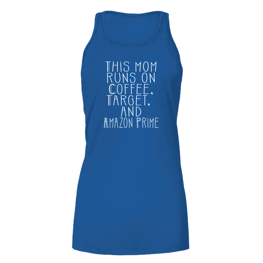 This Mom Runs Dark - Bella Flowy Tank