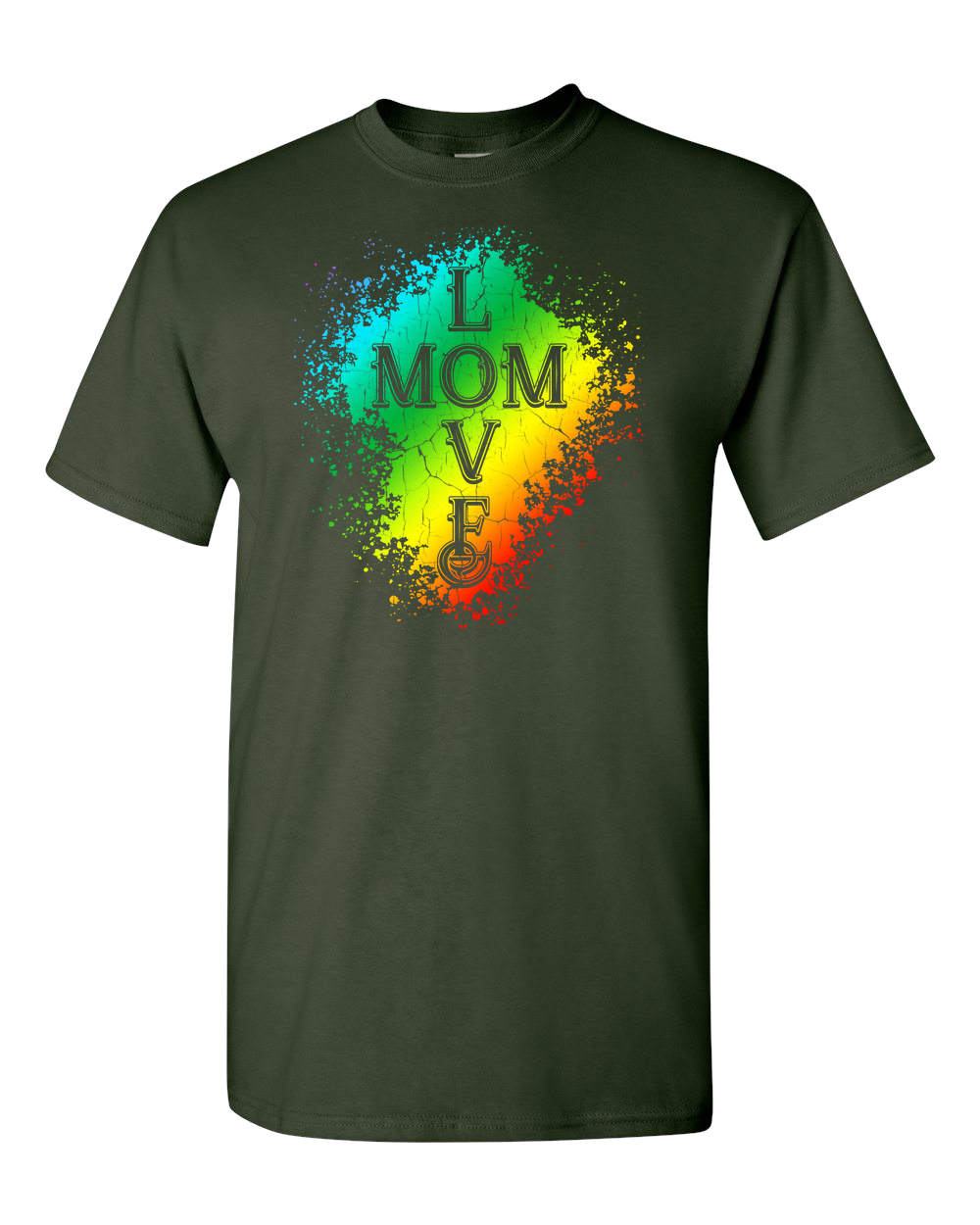 Mom Love Adult Unisex T-Shirt - Dark