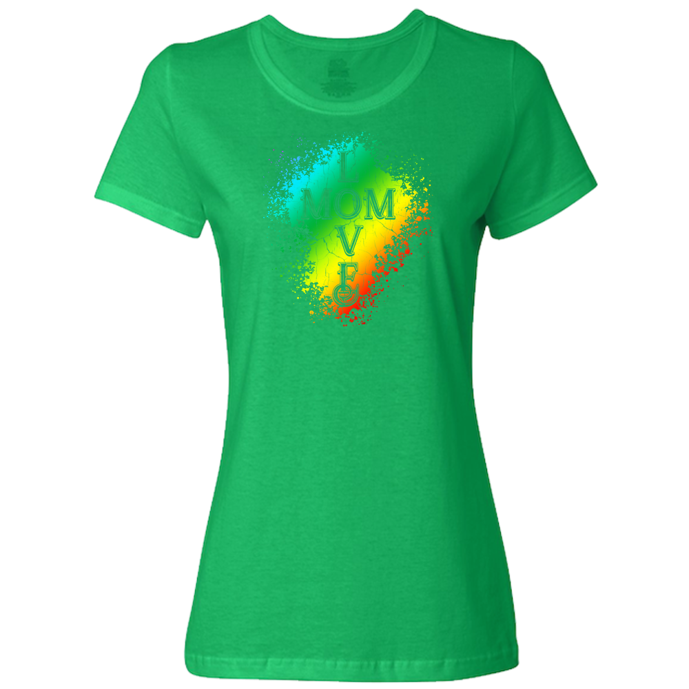 Mom Love Ladies Classic Tees - Dark