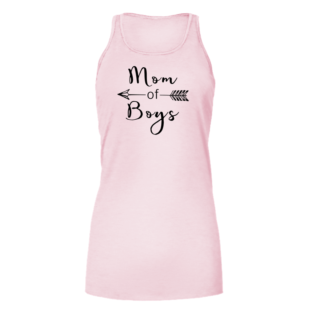 Mom Of Boys Light - Bella Flowy Tank