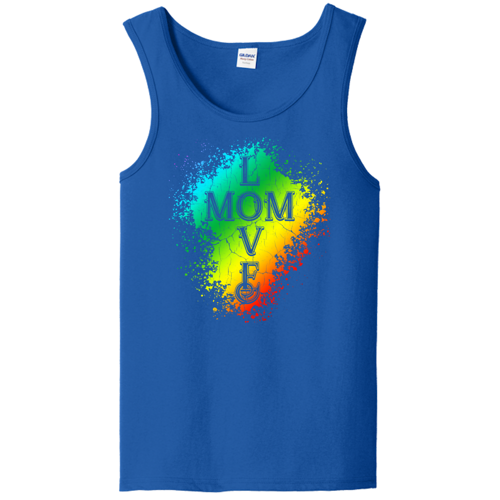 Mom Love Unisex Tank Top - Dark