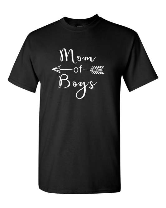 Mom Of Boys Dark - Adult Unisex T-Shirt