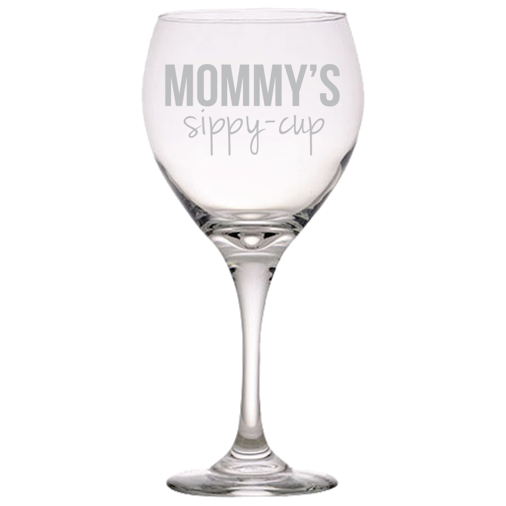 Mommy's Sippy-Cup Red Wine Glass
