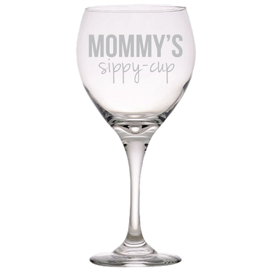 Mommy's Sippy-Cup Red Wine Glass
