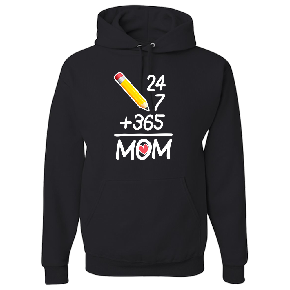 365 Mom Adult Hoodie - Dark
