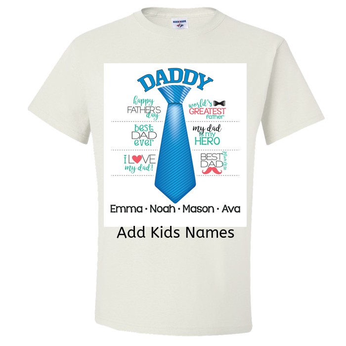 Daddy Tshirt Personalized