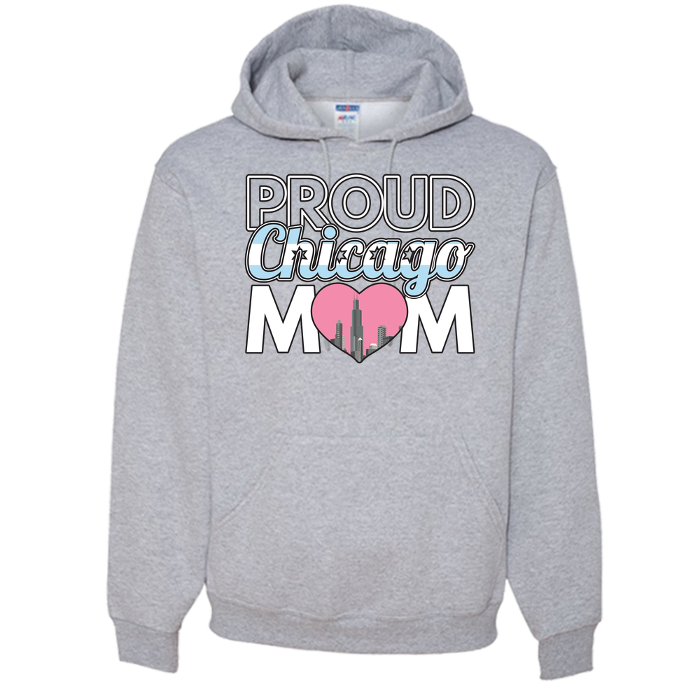 Proud Chicago Mom - Light - Adult Hoodie