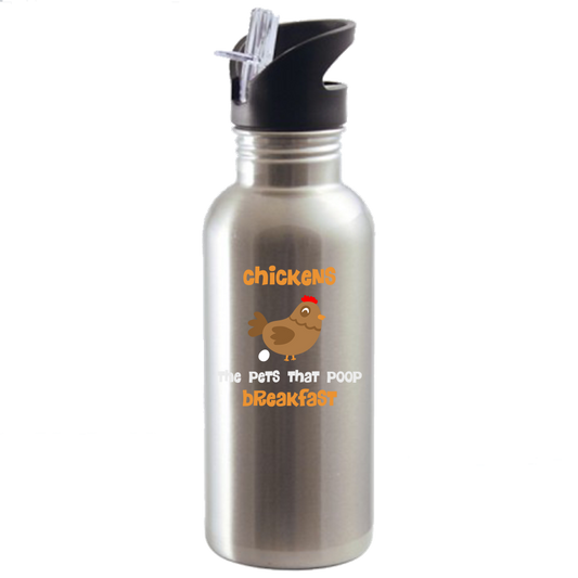 Poop Breakfast - Water Bottles