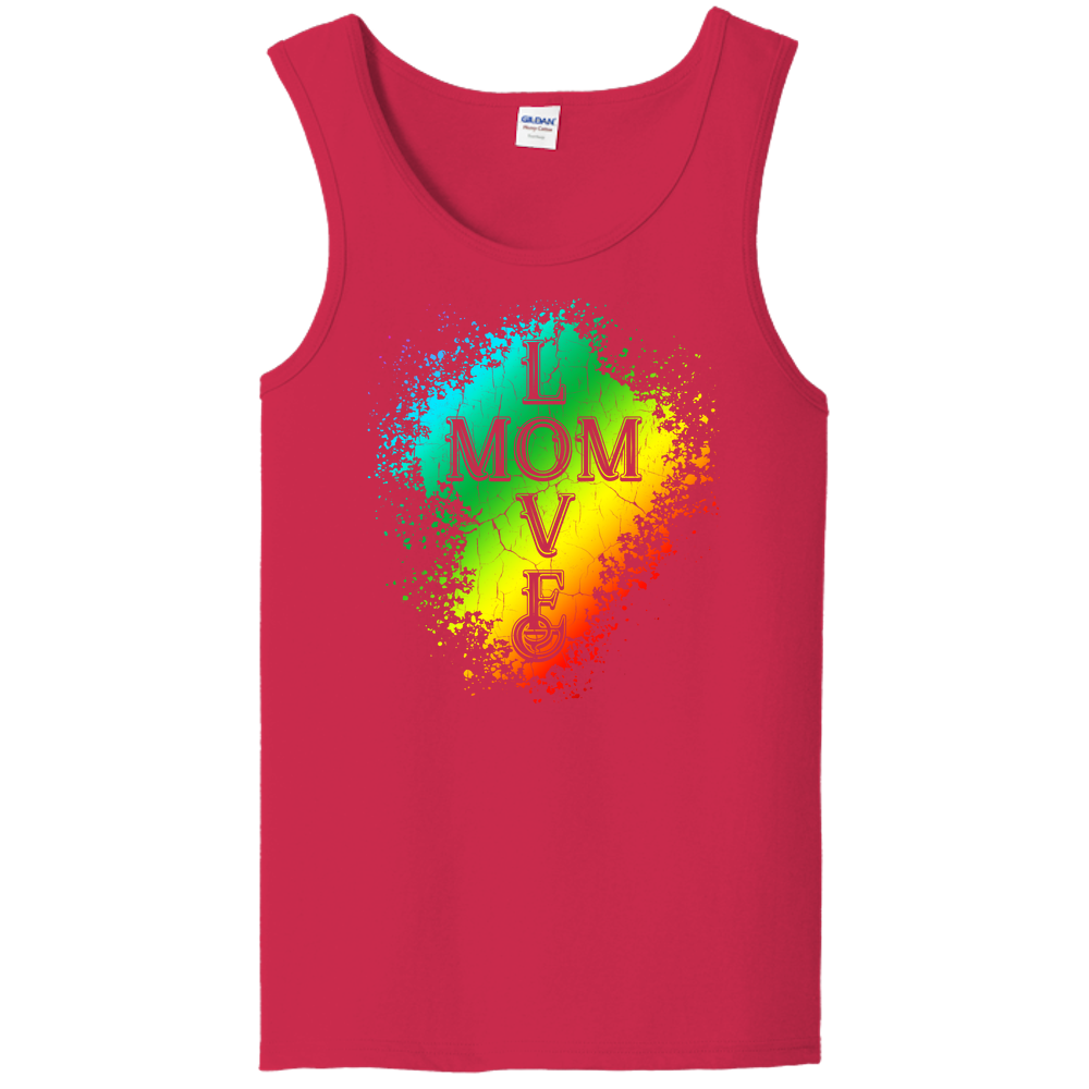 Mom Love Unisex Tank Top - Dark