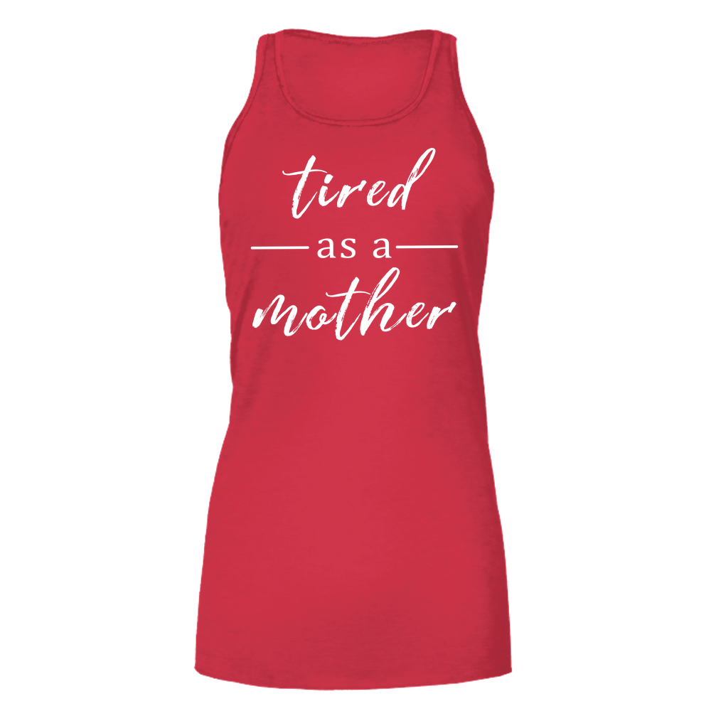Tired as a Mother Dark - Bella Flowy Tank