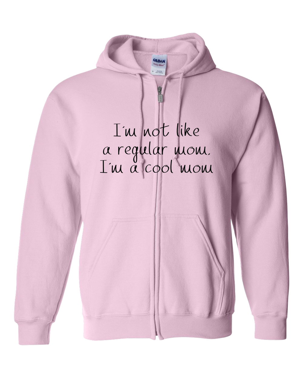 Not Like Regular Mom Light - Adult Zipper Hoodie