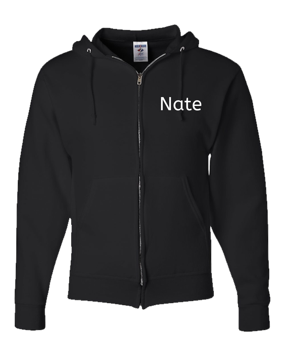 Red Brick Adult Zipper Hoodie