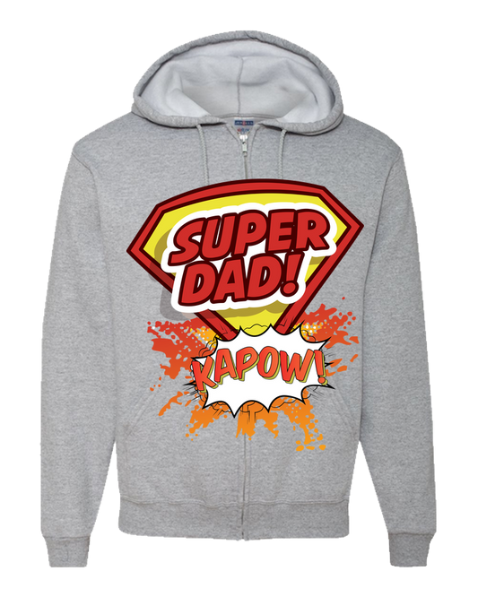 Super Dad Zipper Hoodie