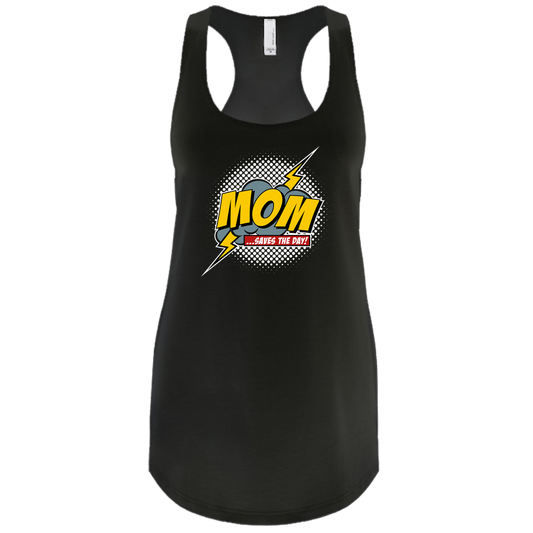 Mom Saves The Day Next Level Tank - Dark