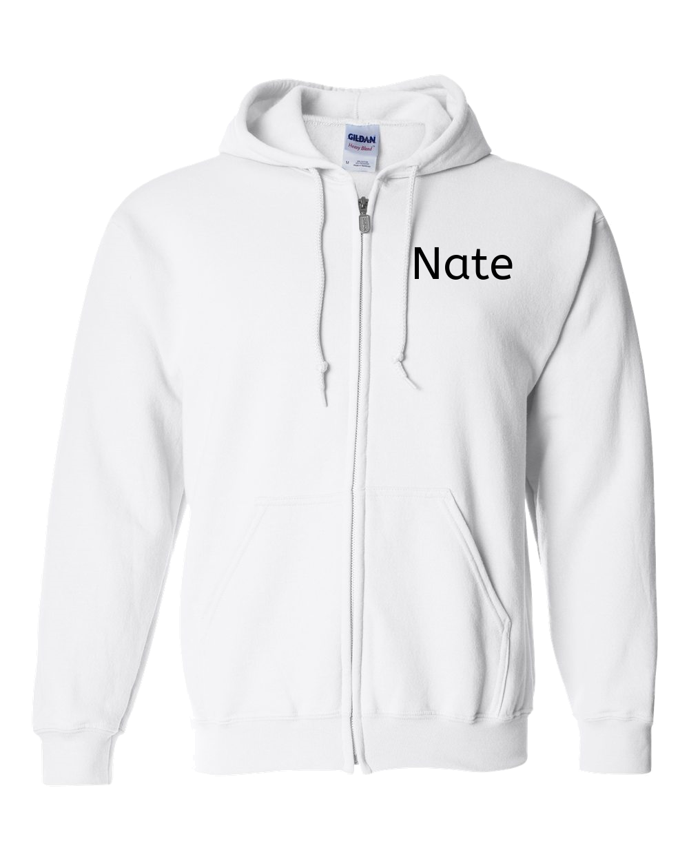 Red Brick Adult Zipper Hoodie