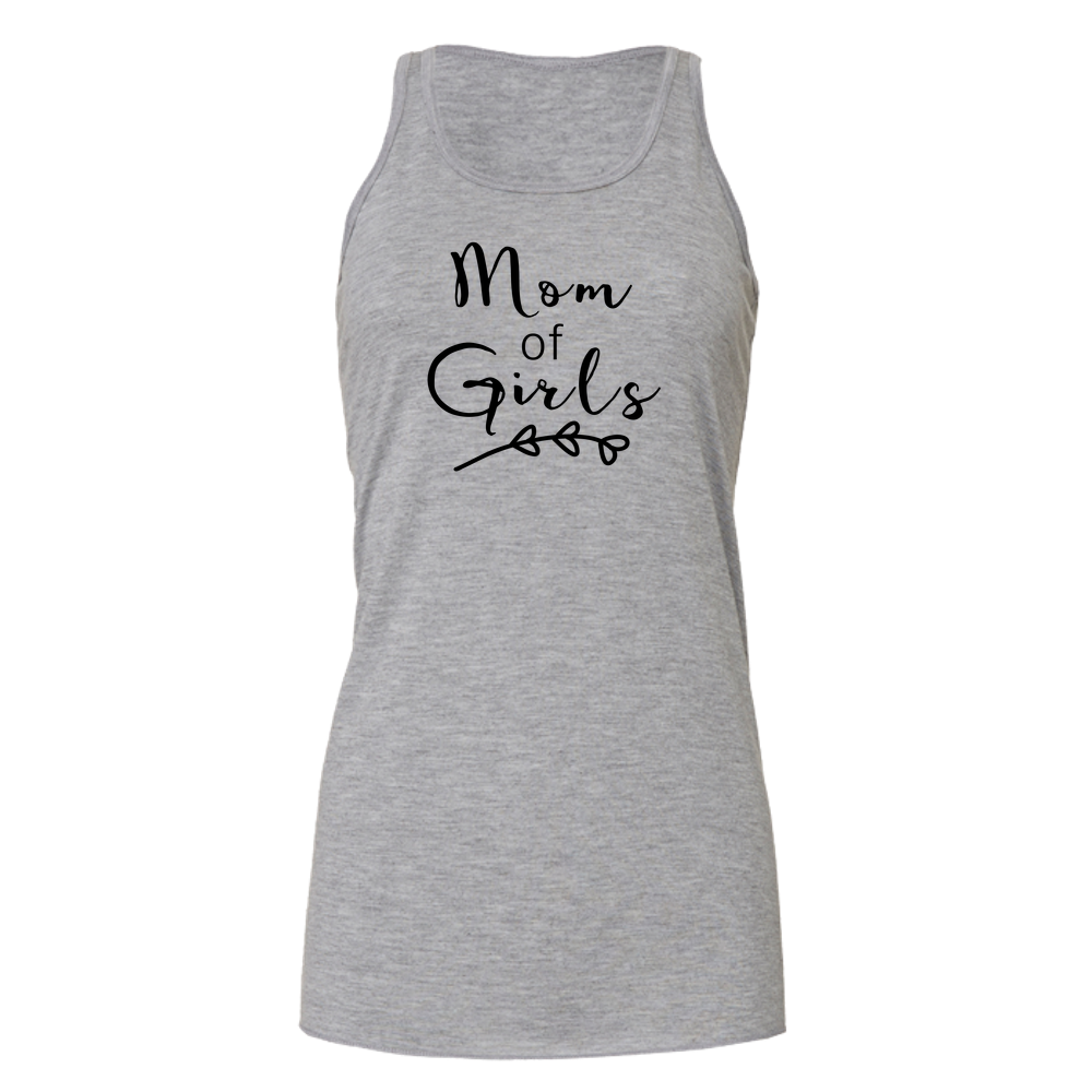 Mom Of Girls Light - Bella Flowy Tank