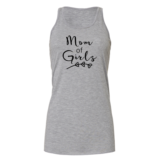 Mom Of Girls Light - Bella Flowy Tank