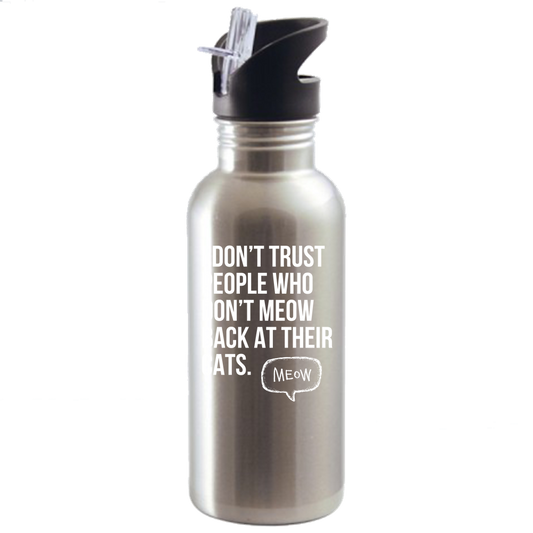 Meow At Their Cats - Water Bottles