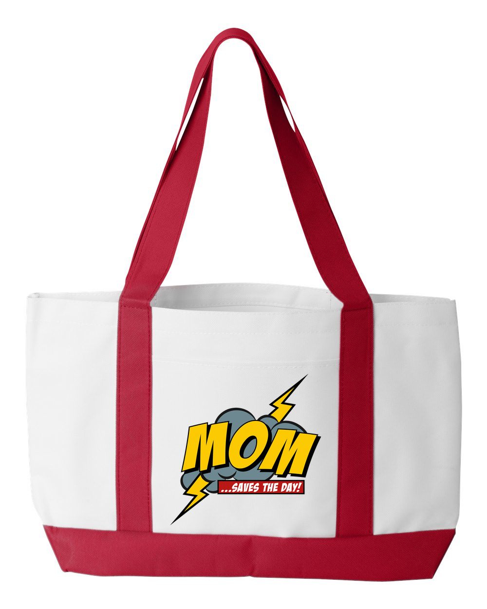 Mom Saves The Day Tote Bag