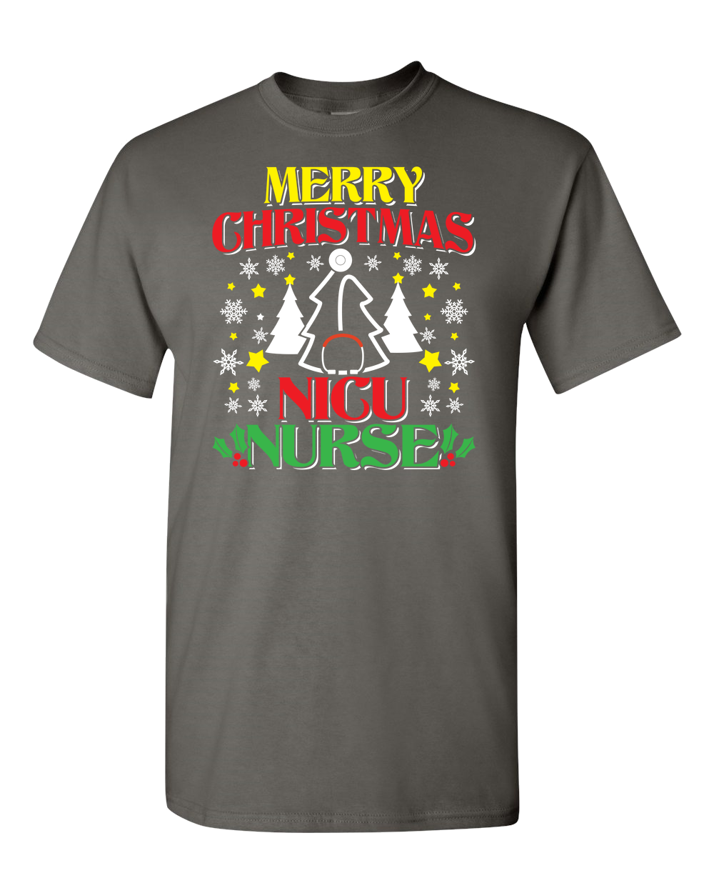 Merry Christmas NICU Nurse - Adult Unisex T-Shirt