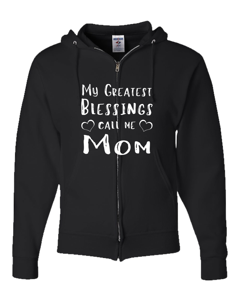 My Greatest Blessing Dark - Adult Zipper Hoodie