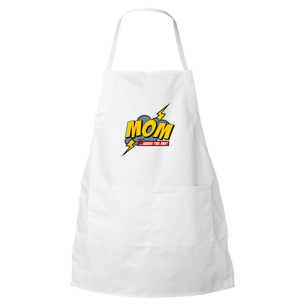 Mom Saves The Day Apron