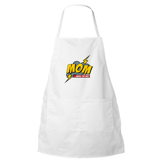 Mom Saves The Day Apron