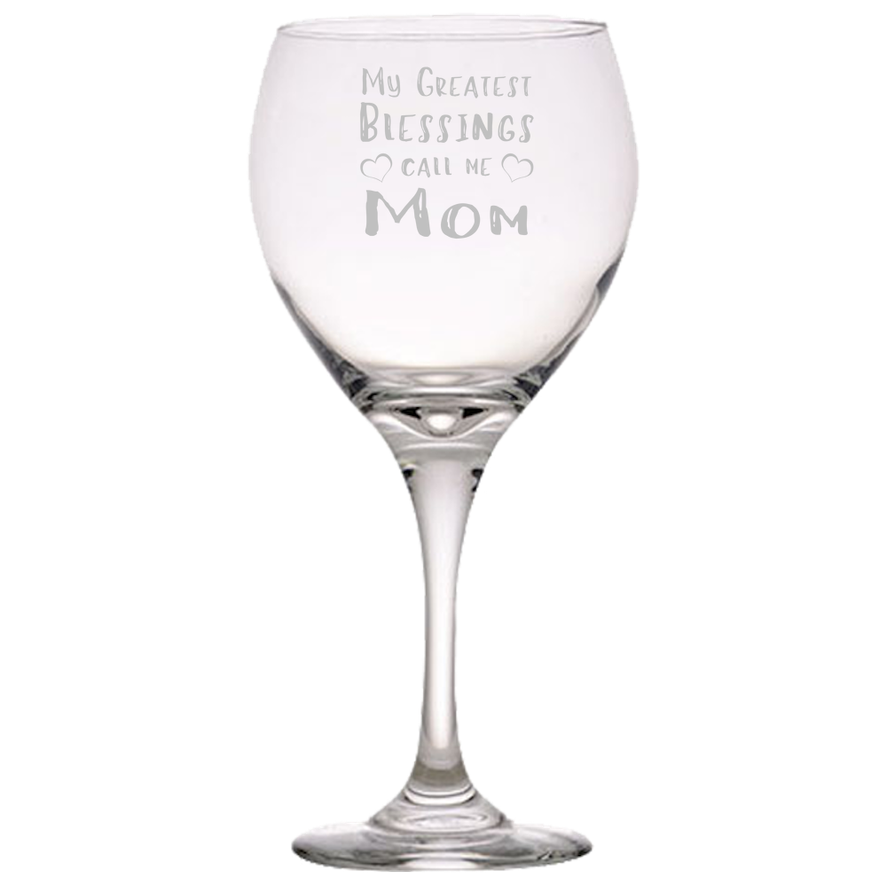 My Greatest Blessings - Wine Glass