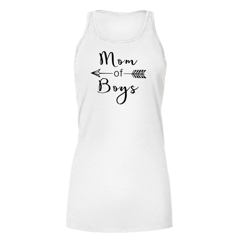 Mom Of Boys Light - Bella Flowy Tank