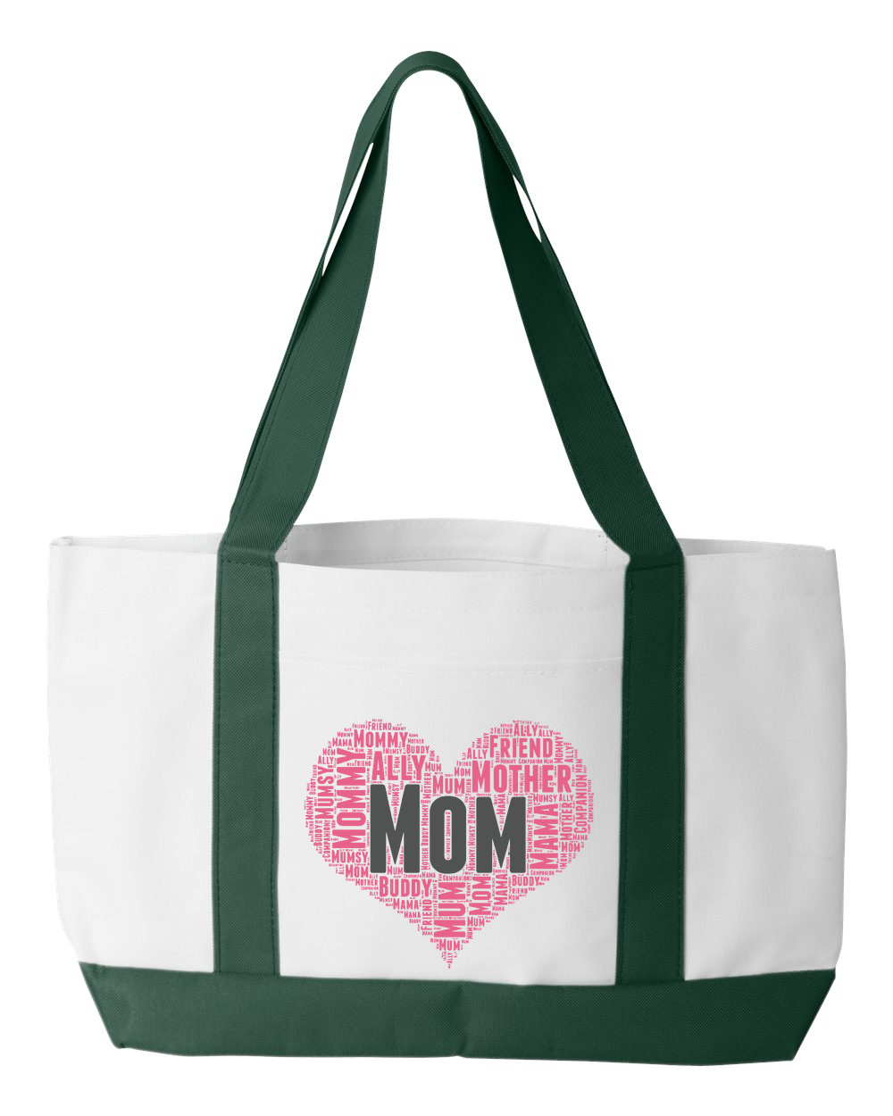 Mom Heart Tote Bag