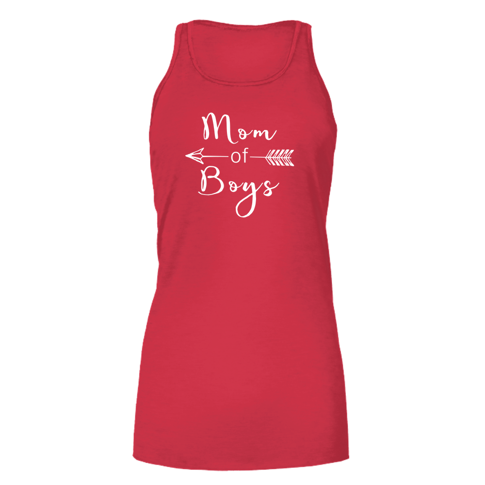 Mom Of Boys Dark - Bella Flowy Tank