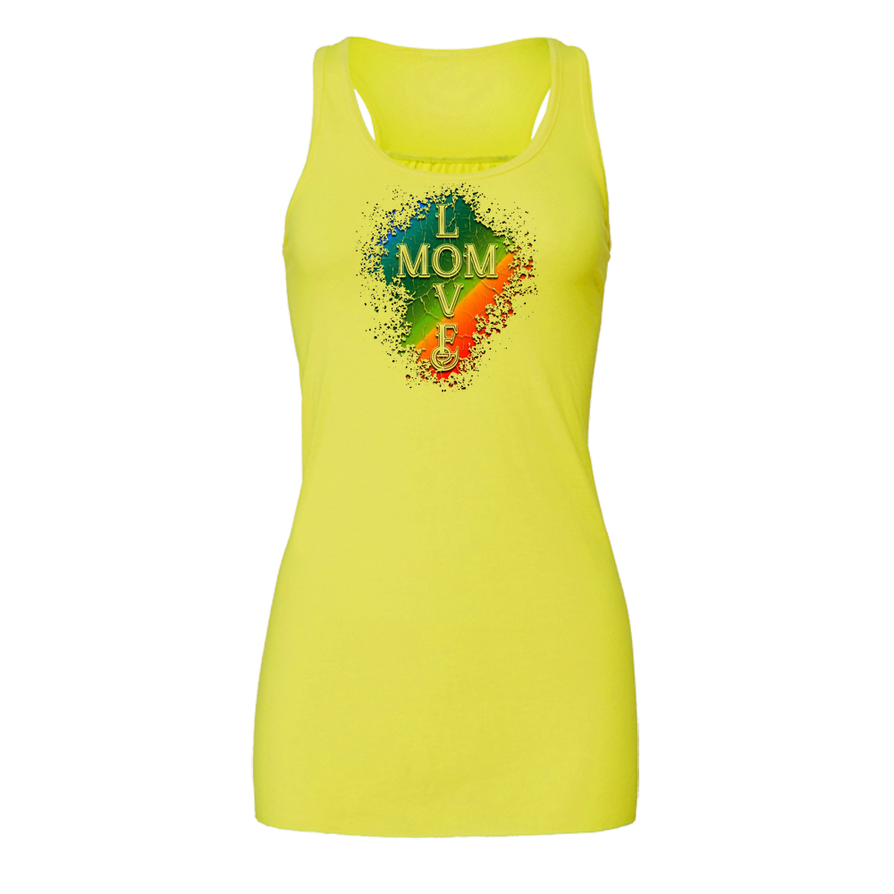 Mom Love Bella Flowy Tank - Light