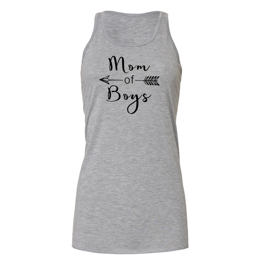 Mom Of Boys Light - Bella Flowy Tank