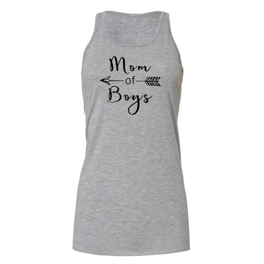 Mom Of Boys Light - Bella Flowy Tank