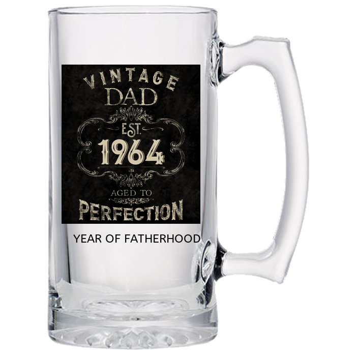 Vintage Dad Beer Mug Personalized