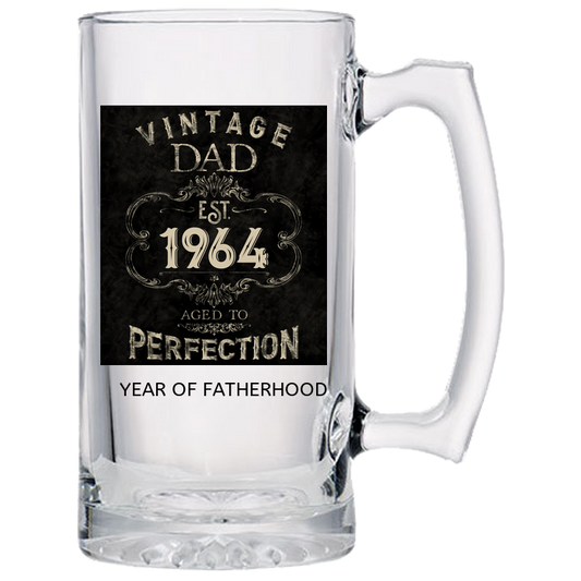 Vintage Dad Beer Mug Personalized