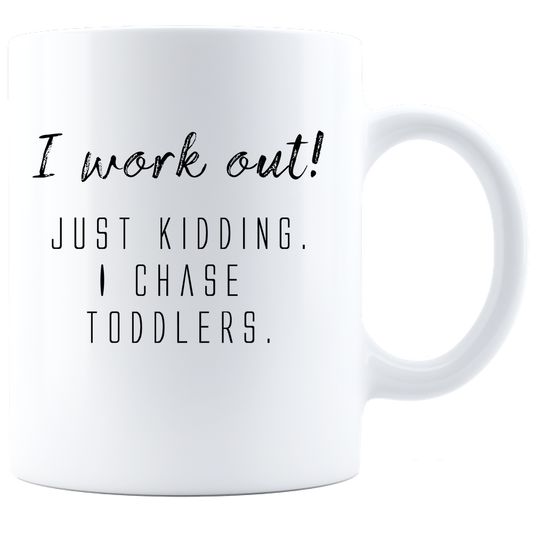 I work out! - Coffee Mug - White