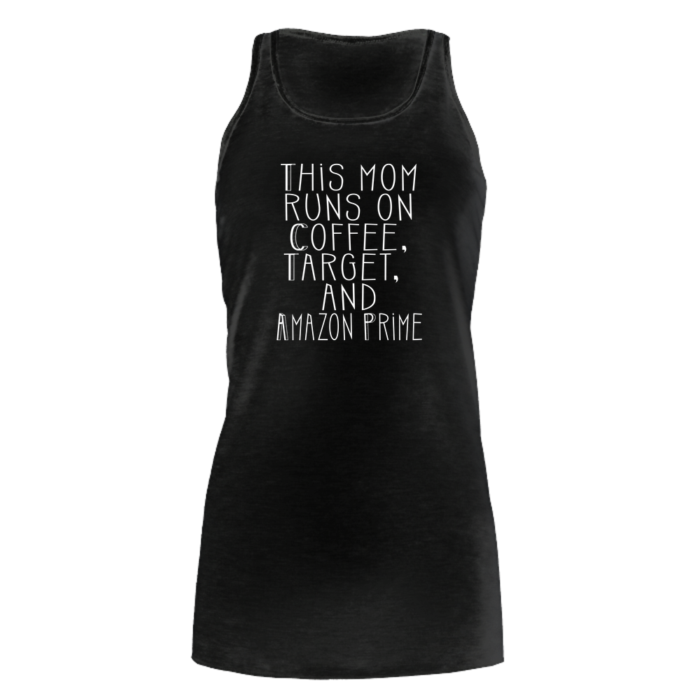 This Mom Runs Dark - Bella Flowy Tank