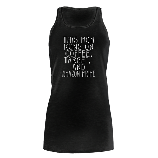 This Mom Runs Dark - Bella Flowy Tank