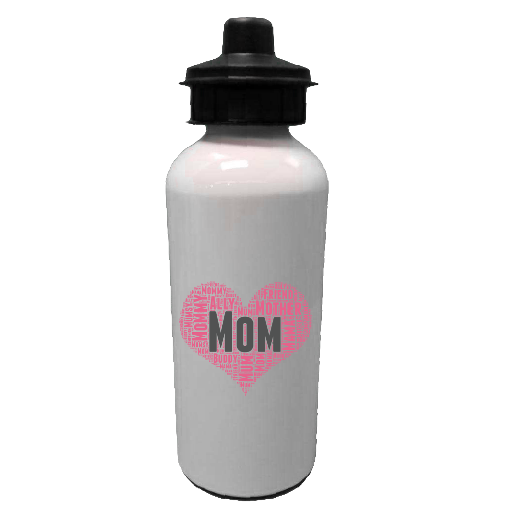Mom Heart Water Bottles
