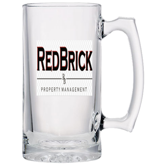 Red Brick Beer Mugs Laser Etched