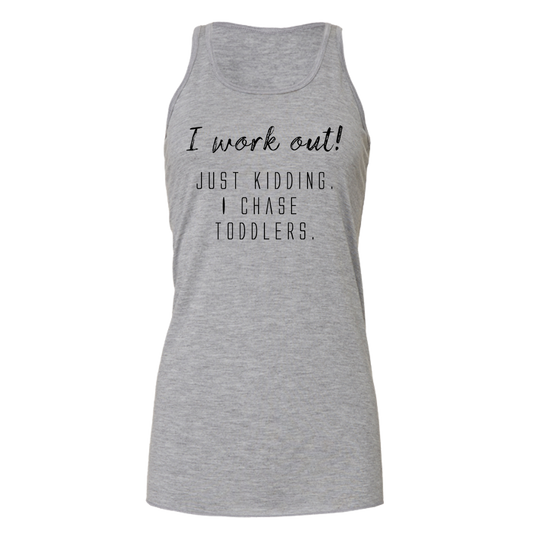 I work out! Light - Bella Flowy Tank