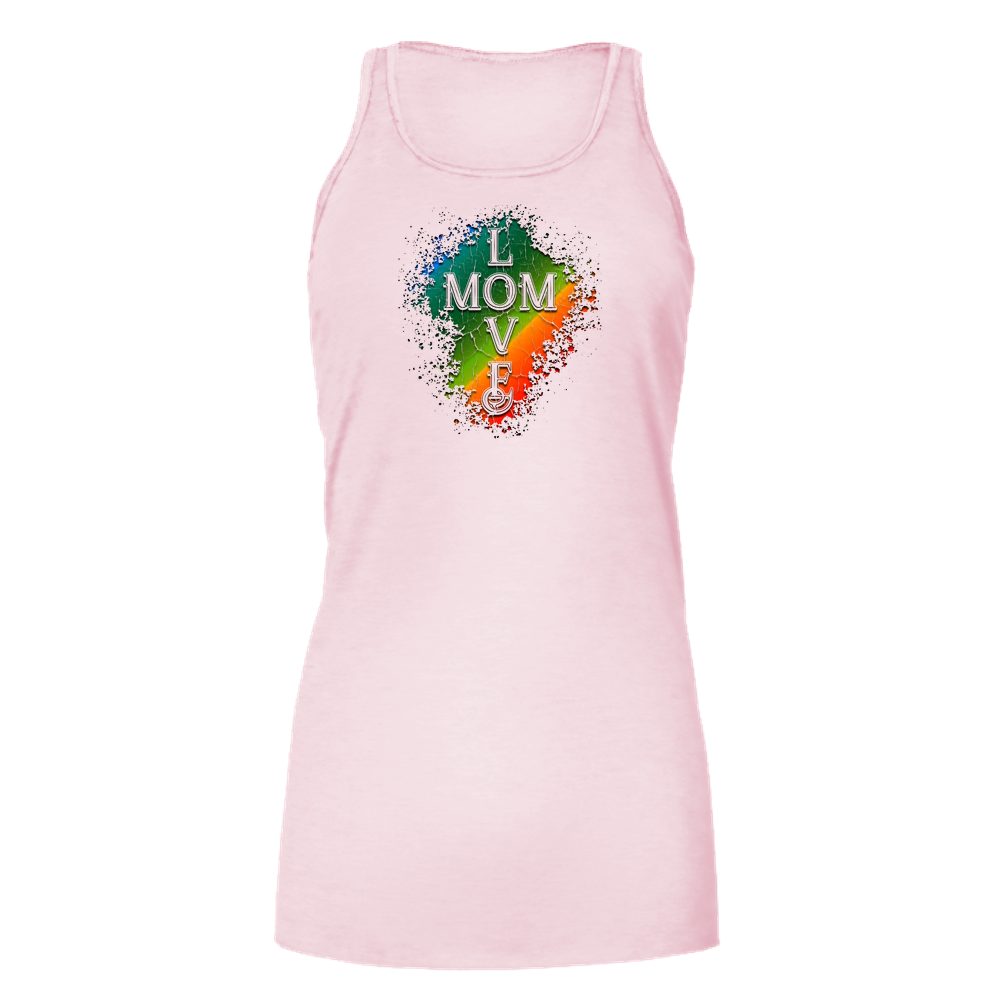 Mom Love Bella Flowy Tank - Light