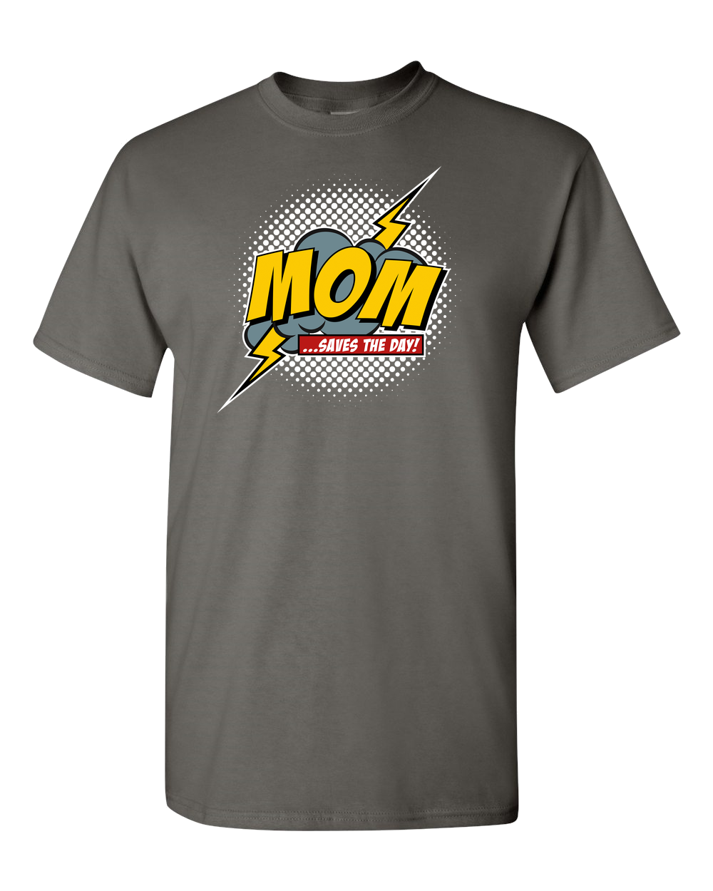 Mom Saves The Day Adult Unisex T-Shirt - Dark