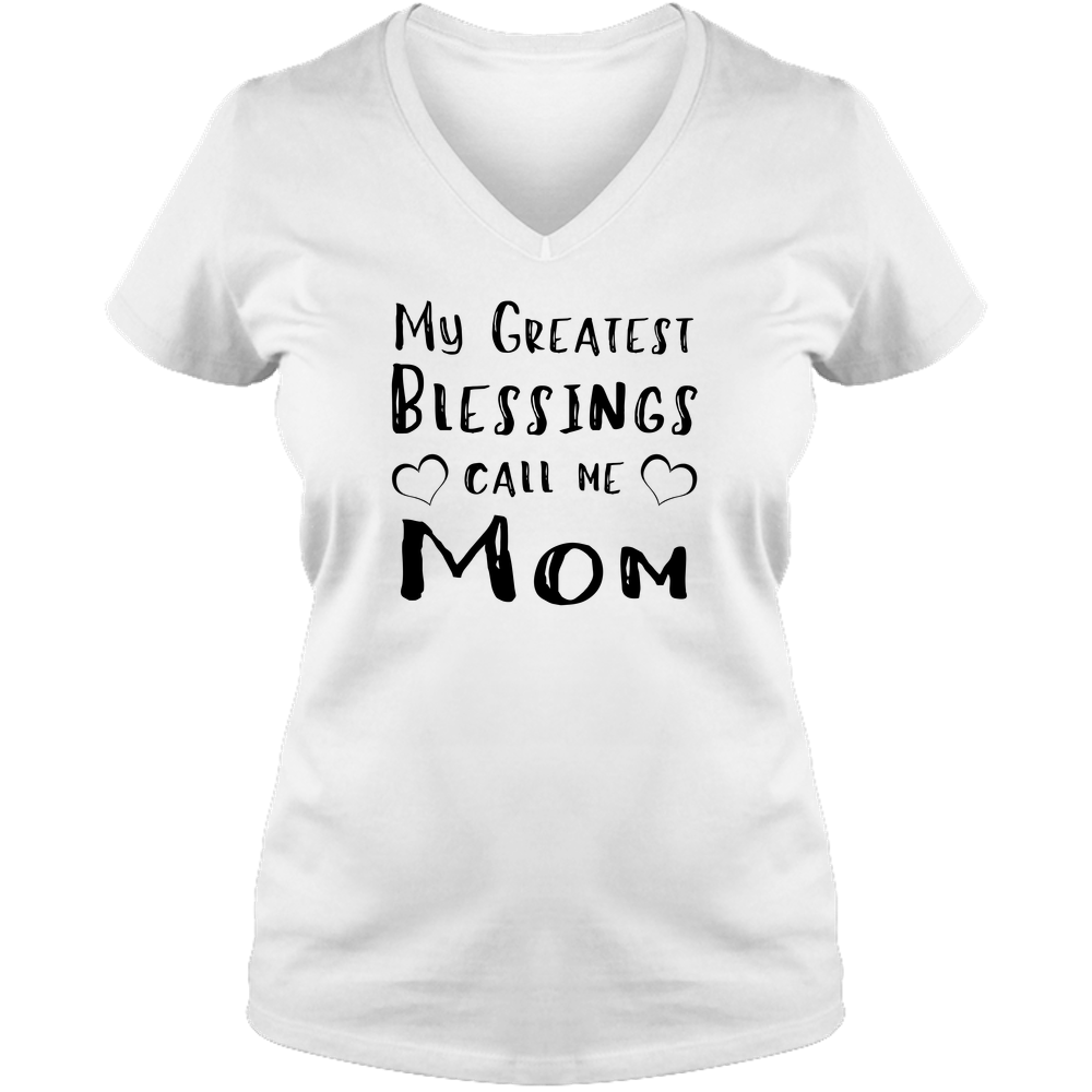 My Greatest Blessing Light - Ladies V Neck Tee