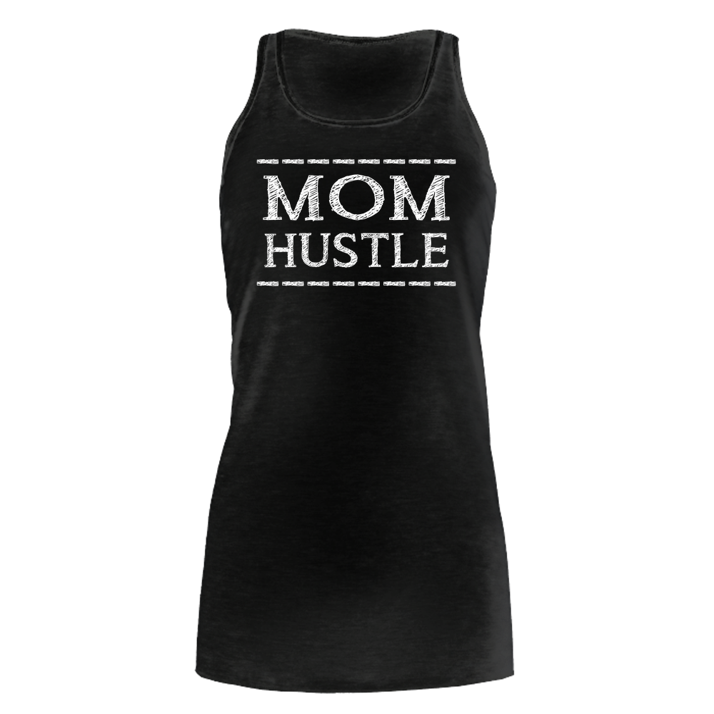 Mom Hustle Dark - Bella Flowy Tank