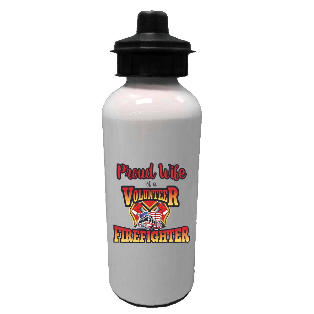 Volunteer Firefighter Wife - Water Bottles