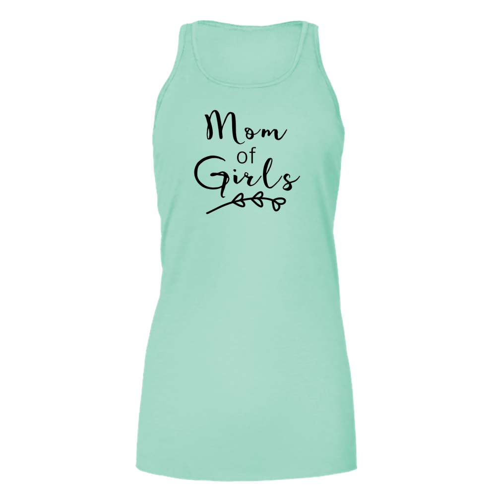 Mom Of Girls Light - Bella Flowy Tank
