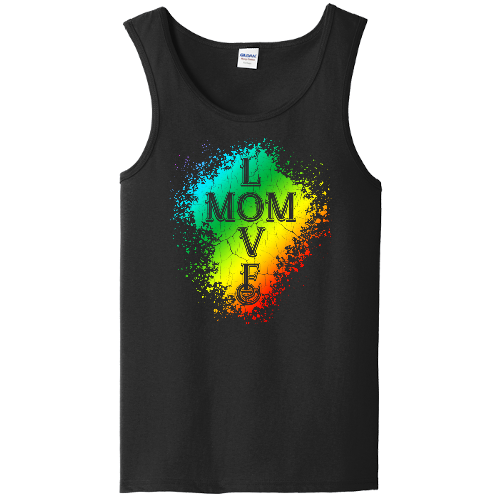 Mom Love Unisex Tank Top - Dark