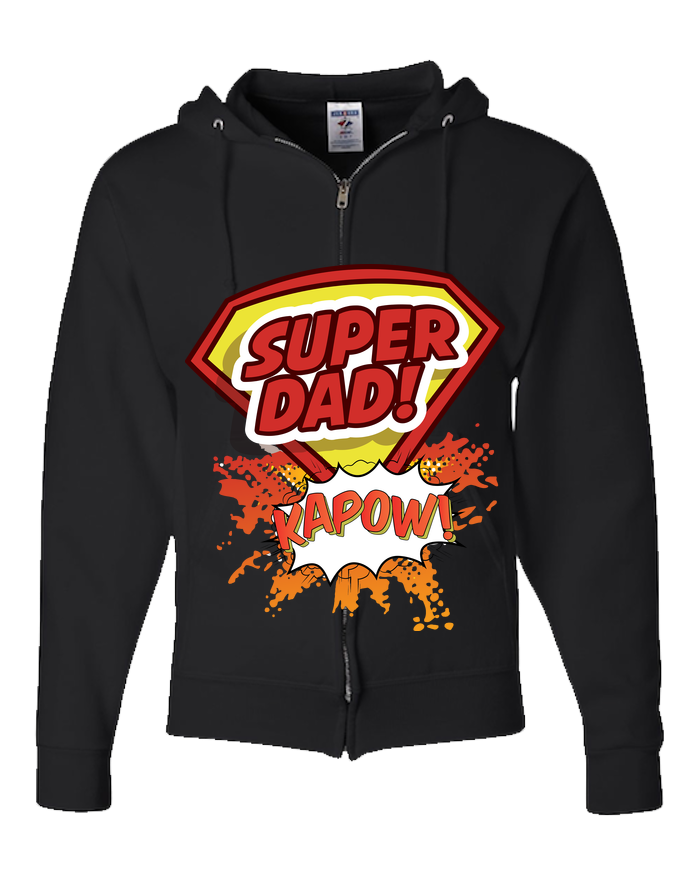 Super Dad Zipper Hoodie